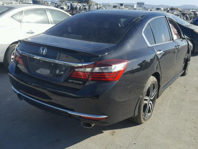 1HGCR2F54GA173317 - 2016 HONDA ACCORD SPO BLACK photo 4