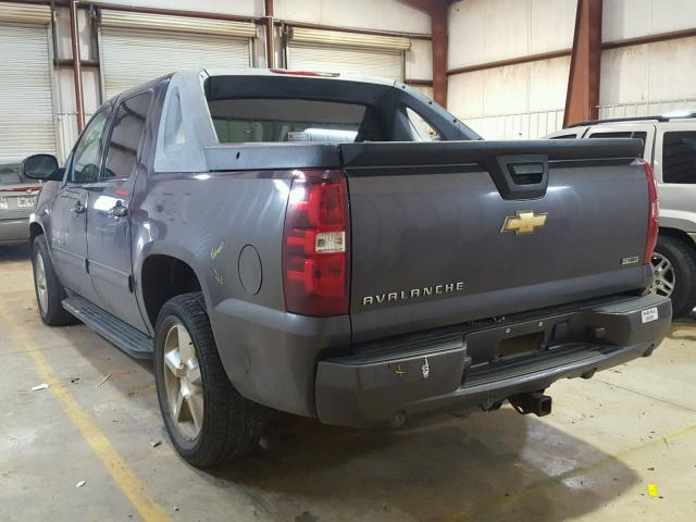 3GNVKFE04AG200878 - 2010 CHEVROLET AVALANCHE CHARCOAL photo 3