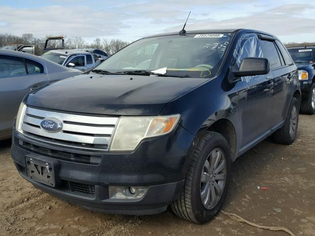 2FMDK38C27BB52569 - 2007 FORD EDGE SEL BLACK photo 2