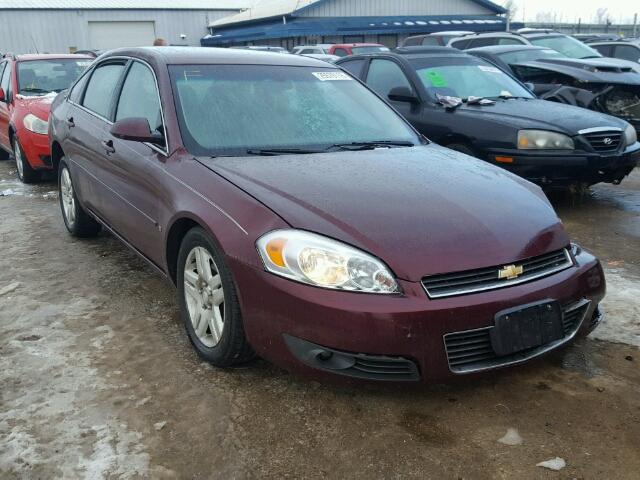 2G1WC58R579338701 - 2007 CHEVROLET IMPALA LT MAROON photo 1