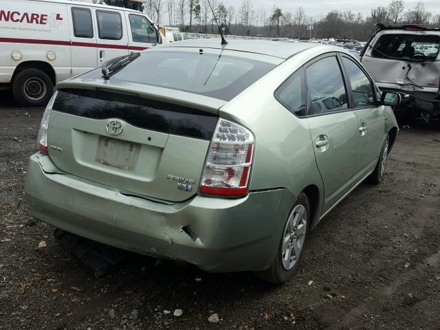 JTDKB20U677655590 - 2007 TOYOTA PRIUS GREEN photo 4