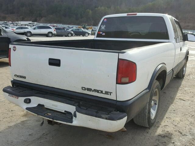 1GCCS19X9X8144073 - 1999 CHEVROLET S TRUCK S1 WHITE photo 4