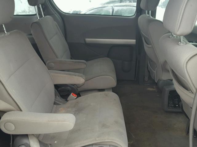 5N1BV28U09N100642 - 2009 NISSAN QUEST S BLUE photo 6