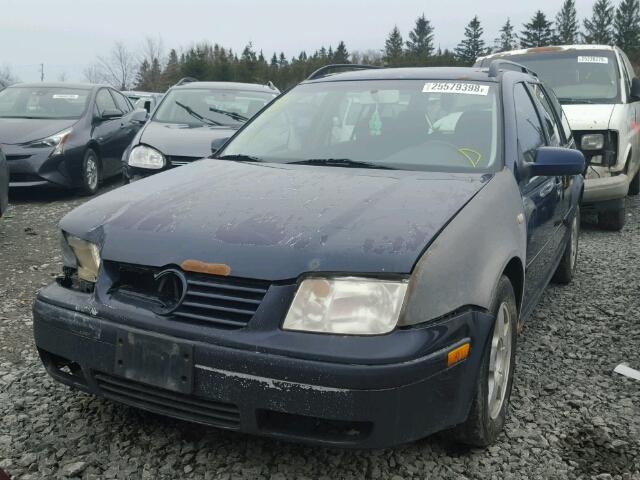 WVWSR61J34W137901 - 2004 VOLKSWAGEN JETTA GLS BLUE photo 2