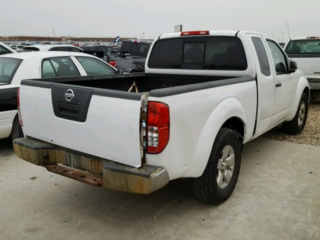 1N6BD0CT1CC435029 - 2012 NISSAN FRONTIER S WHITE photo 4