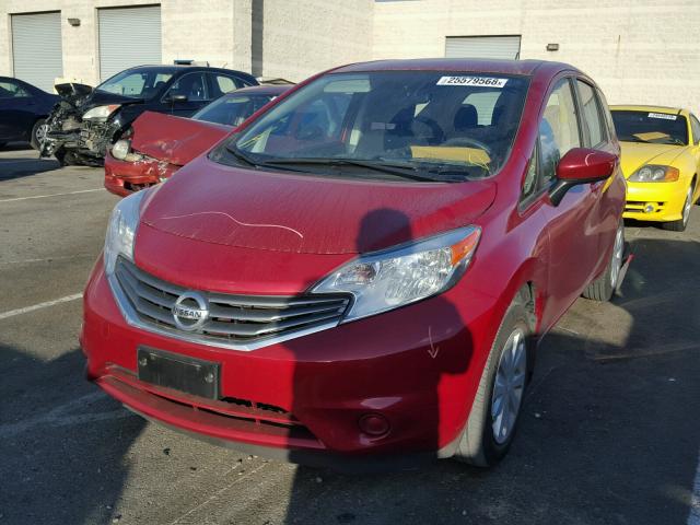 3N1CE2CP9FL447900 - 2015 NISSAN VERSA NOTE RED photo 2