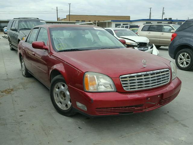 1G6KD54Y3YU284712 - 2000 CADILLAC DEVILLE MAROON photo 1