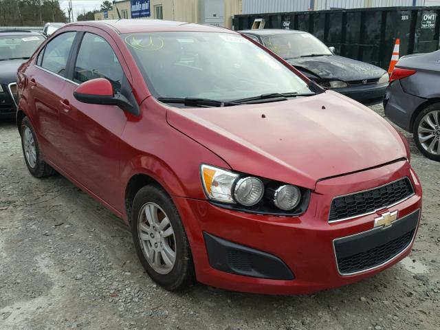 1G1JC5SH2E4101139 - 2014 CHEVROLET SONIC LT RED photo 1