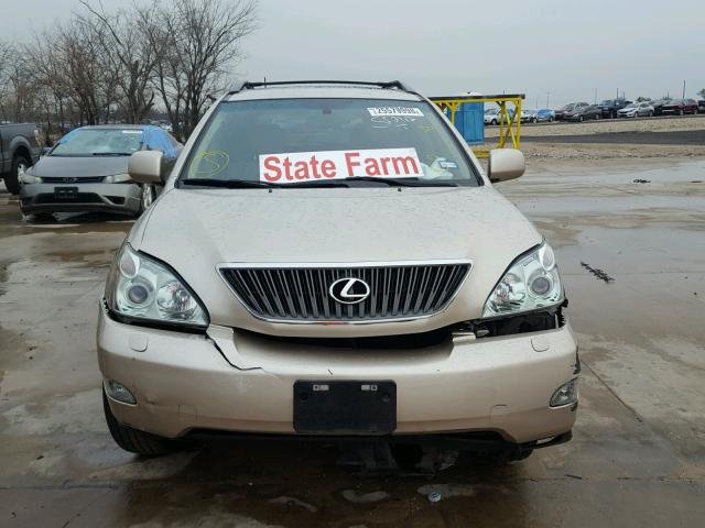 JTJHA31U960103250 - 2006 LEXUS RX 330 BROWN photo 9