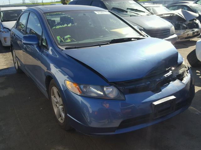 2HGFA16886H527008 - 2006 HONDA CIVIC EX BLUE photo 1