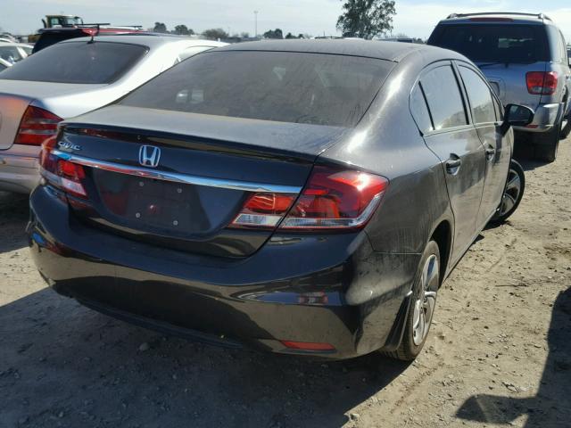 2HGFB2F56EH503927 - 2014 HONDA CIVIC LX BROWN photo 4