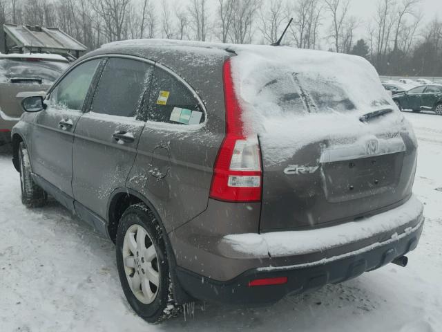 3CZRE48589G703333 - 2009 HONDA CR-V EX GRAY photo 3