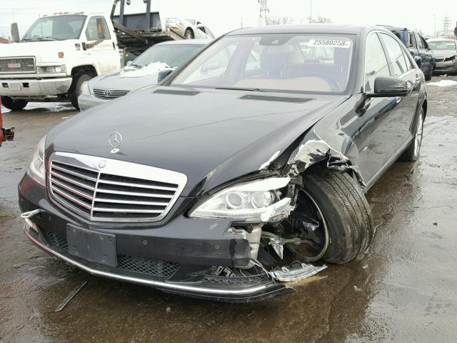 WDDNG8DB1CA444133 - 2012 MERCEDES-BENZ S 350 BLUE BLACK photo 2