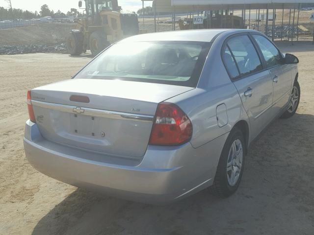 1G1ZS53F56F116209 - 2006 CHEVROLET MALIBU LS ვერცხლისფერი ფოტო 4