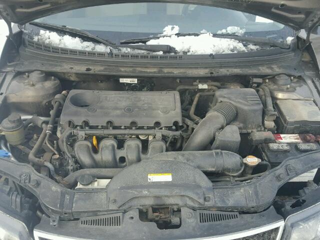 KNAFU4A23A5141006 - 2010 KIA FORTE EX BROWN photo 7