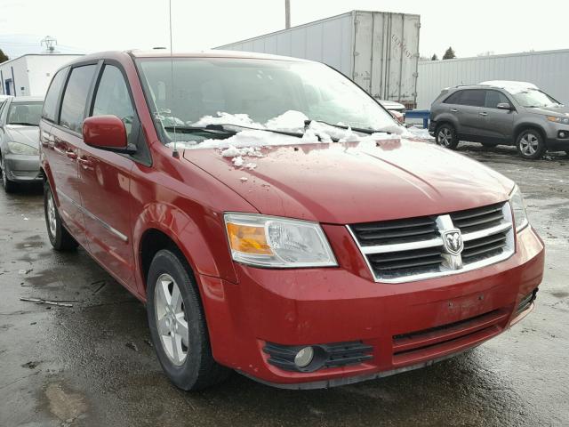 1D8HN54PX8B106756 - 2008 DODGE GRAND CARA RED photo 1