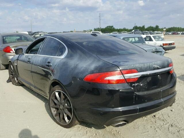 SAJWA0FB5CLS24241 - 2012 JAGUAR XF BLACK photo 3