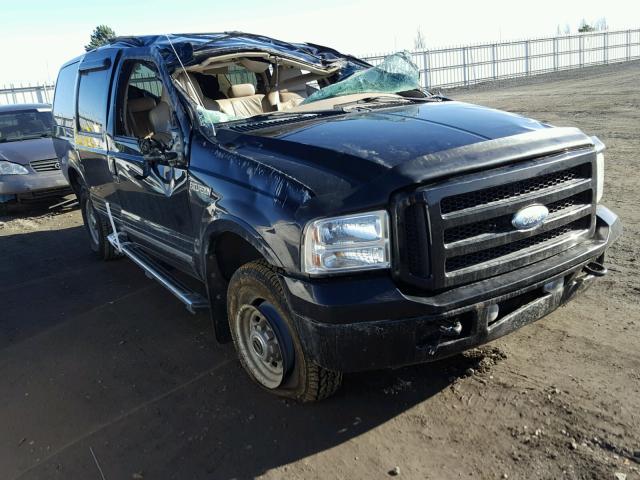 1FMSU43P65EA05920 - 2005 FORD EXCURSION BLACK photo 1