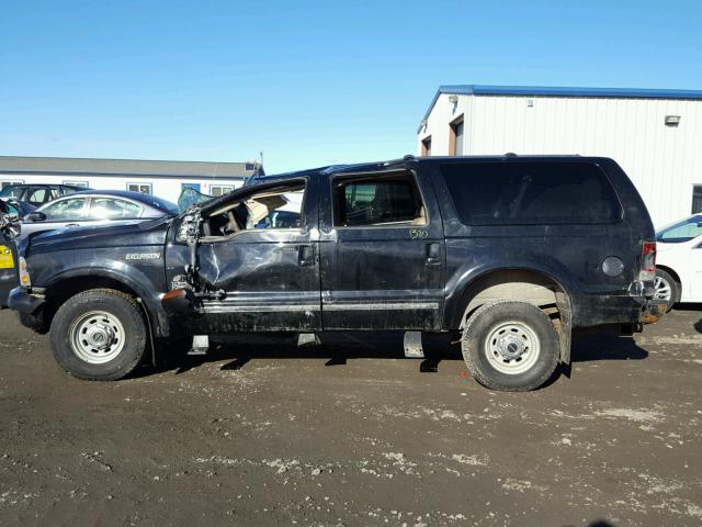 1FMSU43P65EA05920 - 2005 FORD EXCURSION BLACK photo 9