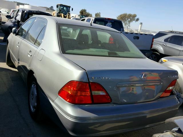 JTHBN30F920076527 - 2002 LEXUS LS 430 SILVER photo 3