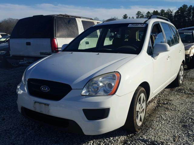 KNAFG528597257176 - 2009 KIA RONDO BASE WHITE photo 2