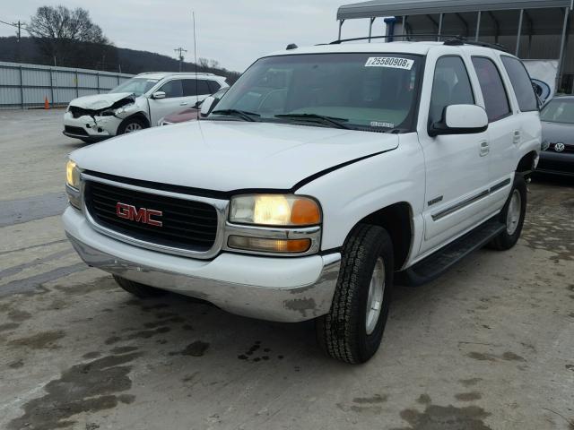 1GKEC13Z24R204950 - 2004 GMC YUKON WHITE photo 2