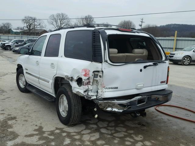 1GKEC13Z24R204950 - 2004 GMC YUKON WHITE photo 3