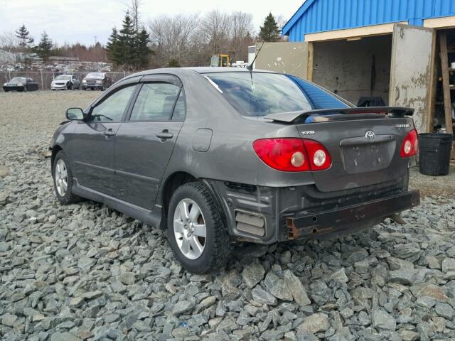 2T1BR32E96C593610 - 2006 TOYOTA COROLLA CE GRAY photo 3