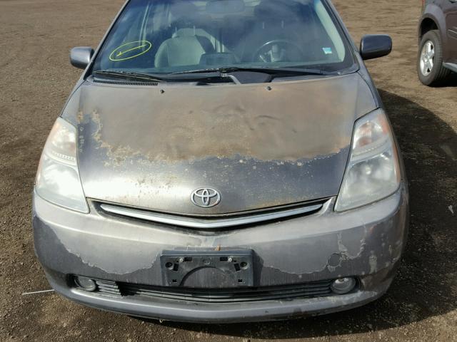 JTDKB20UX73242840 - 2007 TOYOTA PRIUS CHARCOAL photo 9