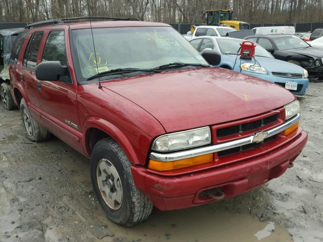 1GNDT13XX3K177050 - 2003 CHEVROLET BLAZER RED photo 1