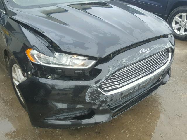 3FA6P0H79DR382547 - 2013 FORD FUSION SE BLACK photo 9