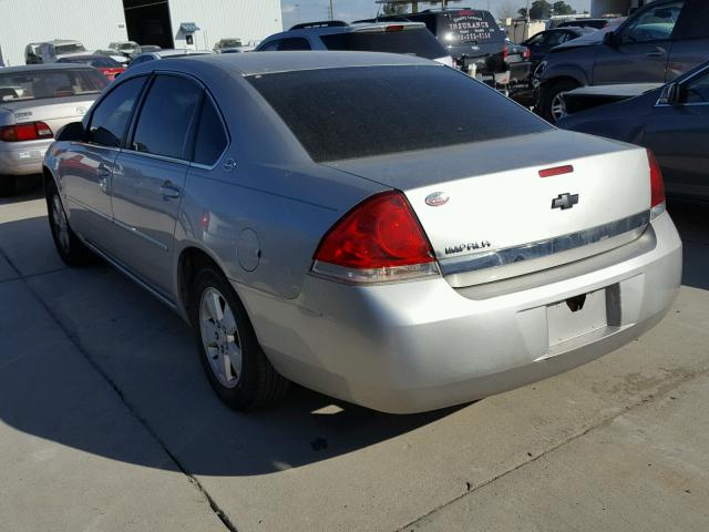 2G1WT58K169279969 - 2006 CHEVROLET IMPALA LT SILVER photo 3