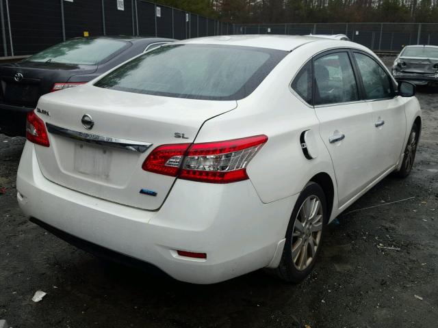 3N1AB7AP9DL624362 - 2013 NISSAN SENTRA S MAROON photo 4