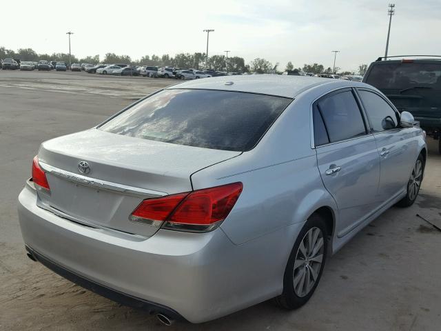 4T1BK3DB2BU426182 - 2011 TOYOTA AVALON BAS SILVER photo 4