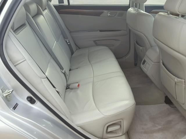 4T1BK3DB2BU426182 - 2011 TOYOTA AVALON BAS 银色 照片 6