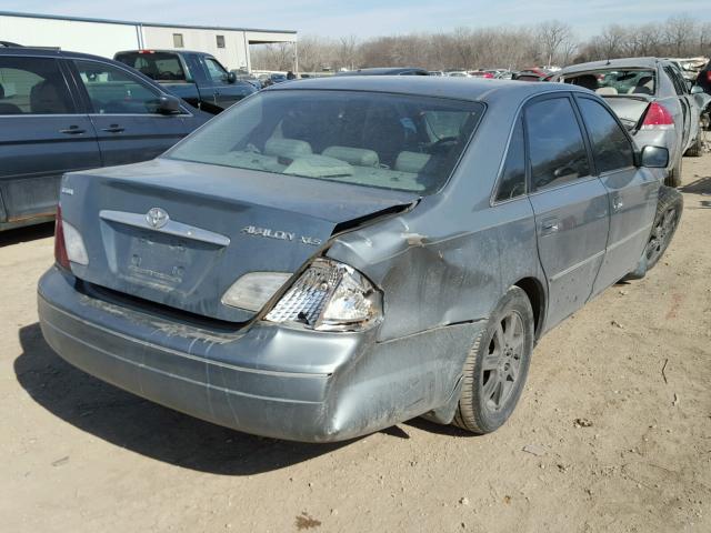 4T1BF28B22U197527 - 2002 TOYOTA AVALON XL GRAY photo 4