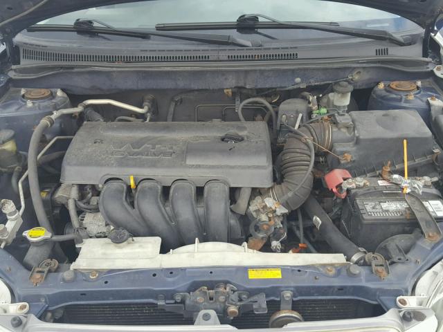 1NXBR32E33Z100529 - 2003 TOYOTA COROLLA CE BLUE photo 7