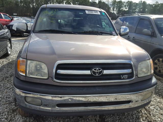 5TBRT34162S305384 - 2002 TOYOTA TUNDRA ACC GRAY photo 9