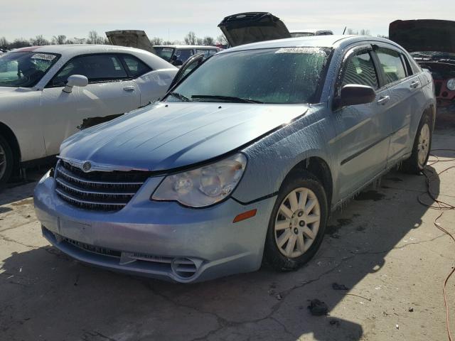 1C3LC46K67N592736 - 2007 CHRYSLER SEBRING BLUE photo 2