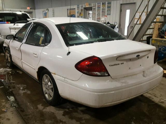 1FAFP53U15A289849 - 2005 FORD TAURUS SE WHITE photo 3