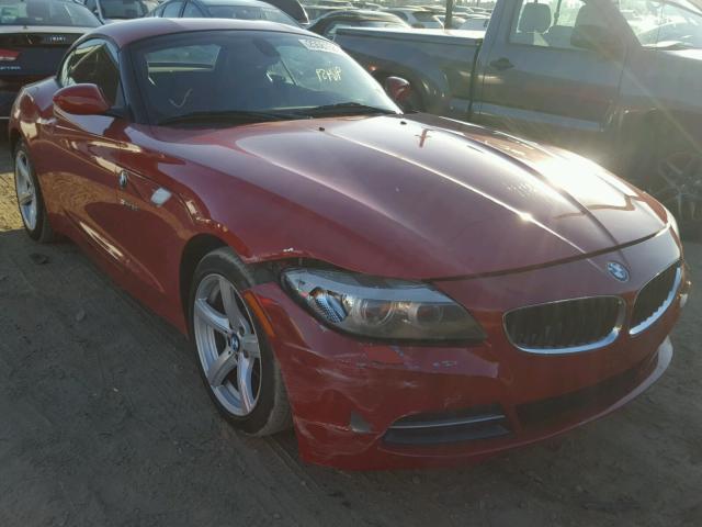 WBALM5C56BE378459 - 2011 BMW Z4 SDRIVE3 RED photo 1