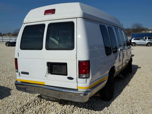 1FDNS24L37DB31583 - 2007 FORD ECONOLINE WHITE photo 4