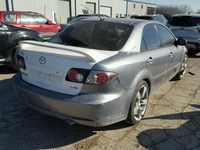 1YVFP80C465M68656 - 2006 MAZDA 6 I GRAY photo 4