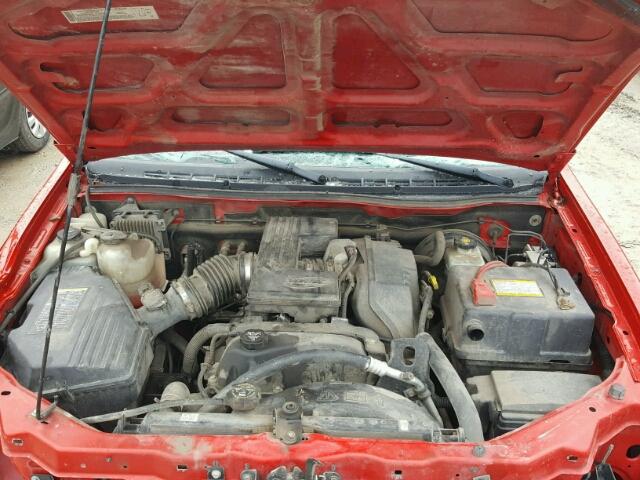 1GTDT136268207840 - 2006 GMC CANYON RED photo 7