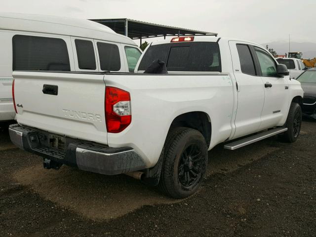 5TFUY5F10FX431283 - 2015 TOYOTA TUNDRA DOU WHITE photo 4