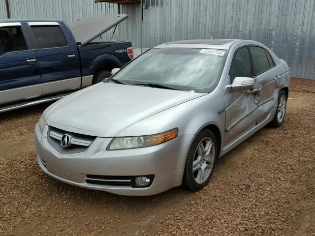 19UUA66207A009247 - 2007 ACURA TL SILVER photo 2