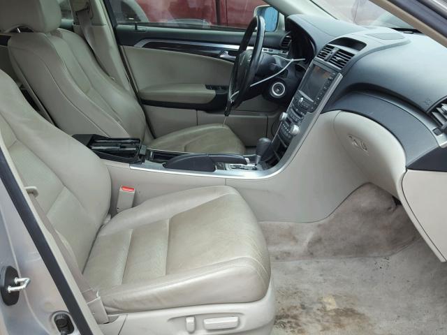 19UUA66207A009247 - 2007 ACURA TL SILVER photo 5