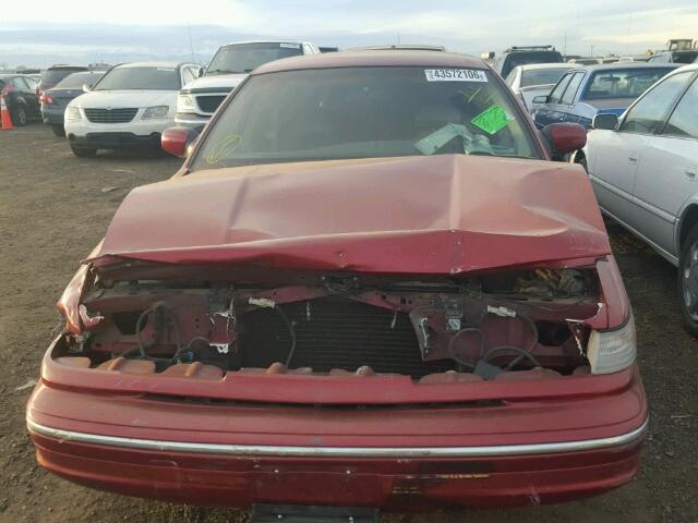 2FALP71WXTX164842 - 1996 FORD CROWN VICT RED photo 9