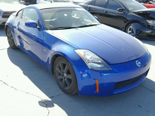 JN1AZ34D33T119742 - 2003 NISSAN 350Z COUPE BLUE photo 1