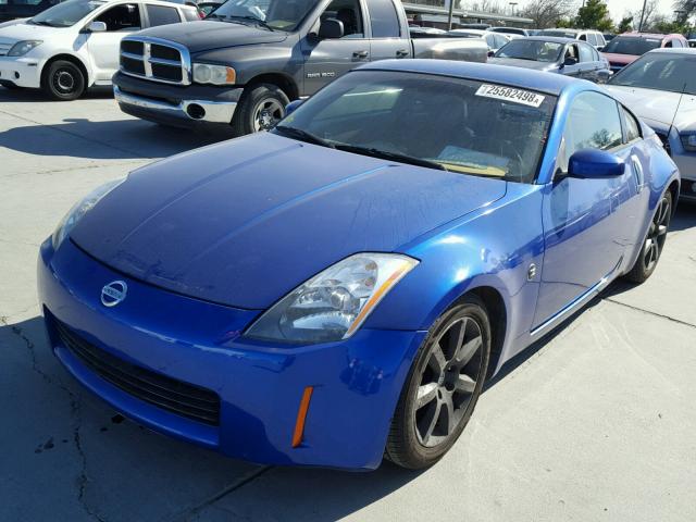 JN1AZ34D33T119742 - 2003 NISSAN 350Z COUPE BLUE photo 2